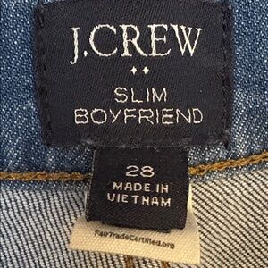 J. Crew Slim Boyfriend Jeans - Classic Blue